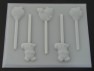 387sp Raspberry Turnover Dog Cat Strawberry Chocolate or Hard Candy Lollipop Mold